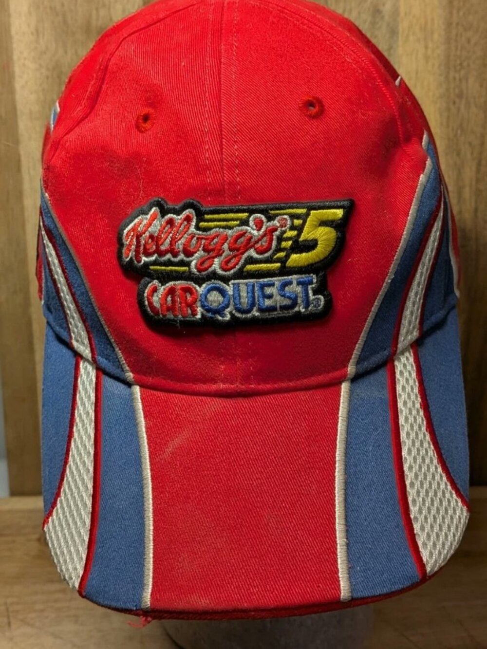 Mark Martin Hat NASCAR #5 Hendrick CARQUEST Kellogg's Adjustable Baseball Cap